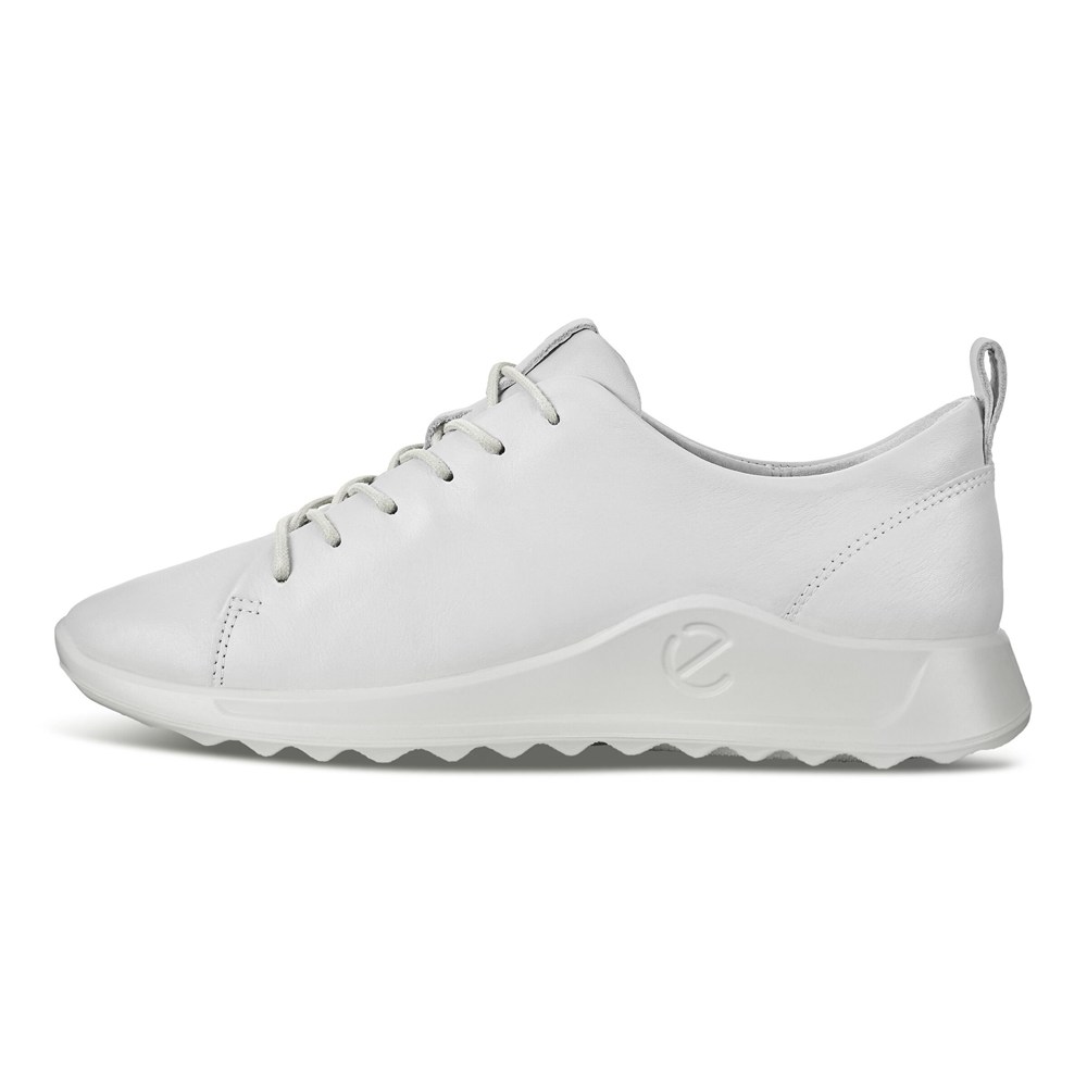 ECCO Womens Sneakers White - Flexure Runner - TNX-425308